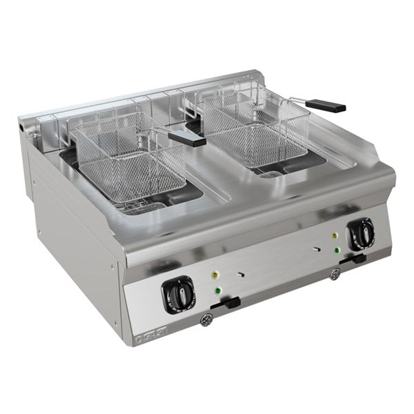 Gast 7FE80 80 lık Tahliyeli Fritöz 800x700x300