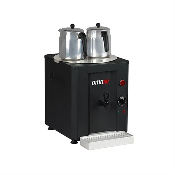 Omake 3 Demlikli Şamandıralı Çay Kazanı 40 Lt Siyah CAY01.E11.0040
