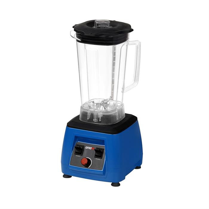 Omake 3 L Kapak Sensörlü Buz Kırıcı Manuel Bar Blender 2200W Mavi