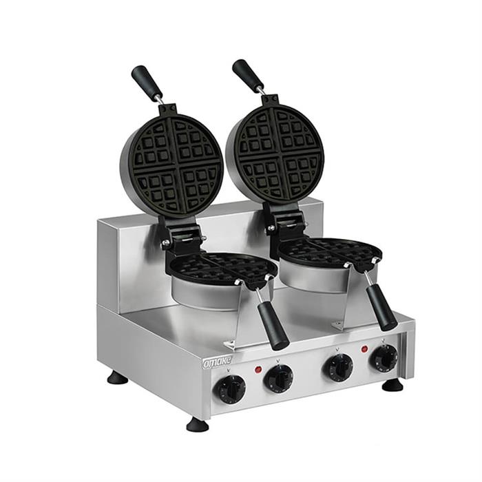 Omake Elektrikli WFL.E22.01 Zamanlayıcılı Balls Çiftli Waffle Makinesi