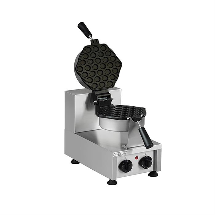 Omake Zamanlayıcılı Balls Model Tekli Yuvarlak Waffle Makinesi