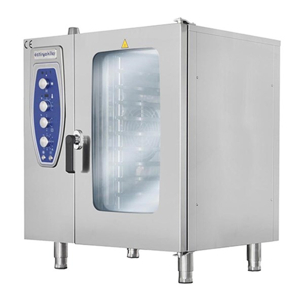 Öztiryakiler Konveksıyonlu Fırın Elektrikli 10*Gn2/1 Kızaklı