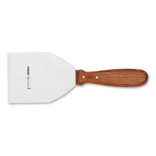 Pirge 71162 Creme Spatula No. 2 Ahşap Sap 11,5 cm