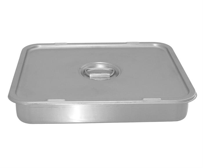 PRES BASKI TEPSİ KAPAKLI 0,80 MM SAPLI 40*50*8