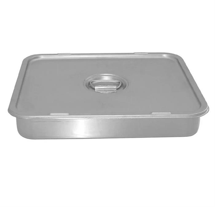 PRES BASKI TEPSİ KAPAKLI 0,80 MM SAPSIZ 35*40*5