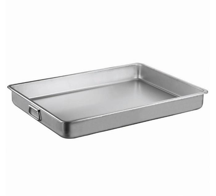 PRES BASKI TEPSİ KAPAKSIZ 0,80 MM SAPLI 40*50*8