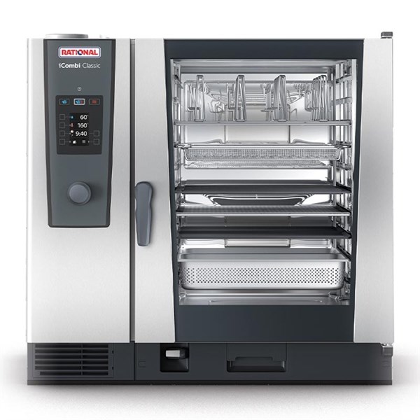 Rational İcombi Classic Buhar Konveksiyonlu Elektrikli Fırın 10x2/1 Gn Kapasiteli