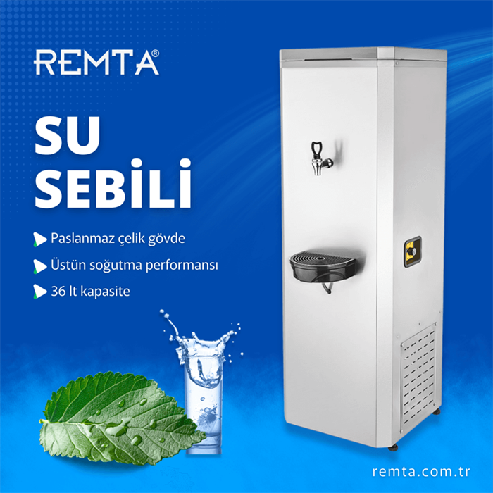 Remta ST32 Paslanmaz Su Sebili 36 lt