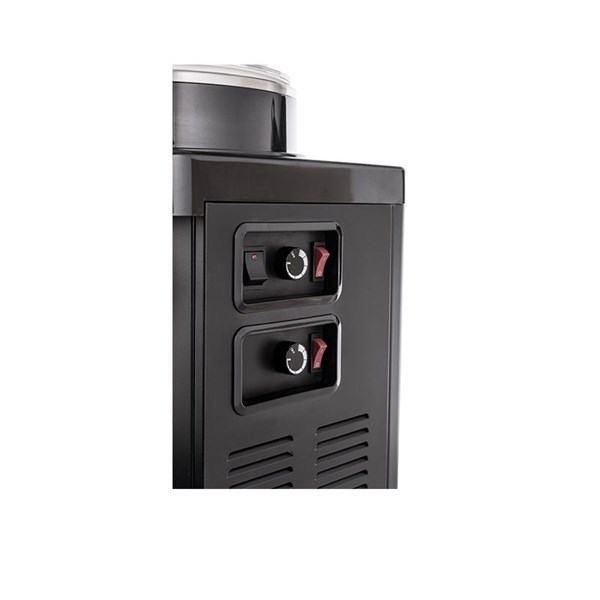 Samixir 10 + 10 L Panoramik Twin Karıştırıcılı Soğuk İçecek Dispenseri Analog Siyah