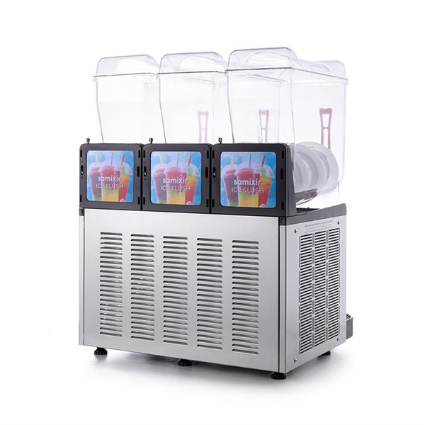 Samixir 12 + 12 + 12 L Slush Triple Buzlu İçecek Dispenseri Inox