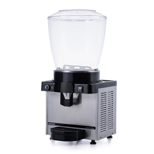 Samixir 22 L Panoramik Karıştırıcılı Soğuk İçecek Dispenseri Analog Inox