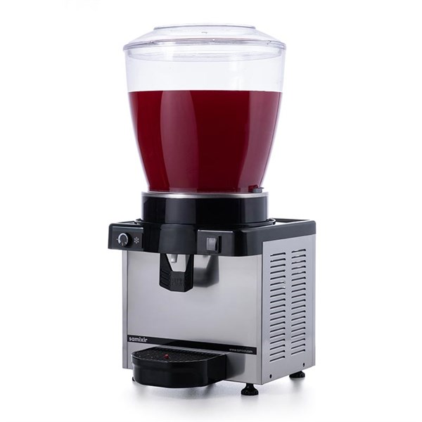 Samixir 22 L Panoramik Karıştırıcılı Soğuk İçecek Dispenseri Analog Inox