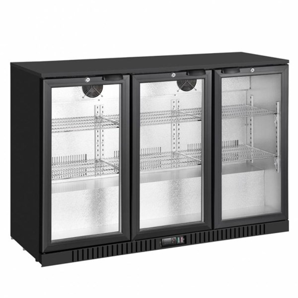 Senox BBCS-350 Üç Sürgü Kapılı Bar Altı Şişe Soğutucu (Boyalı)