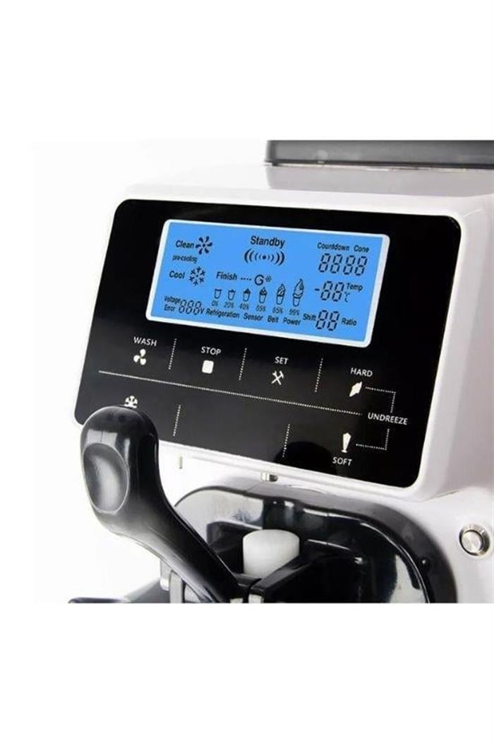 VOSCO VST-16EB Soft Dondurma Makinesi Set Üstü Beyaz