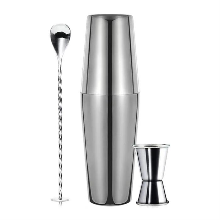 VOSCO VB-KB3 Üç Parça Boston Shaker Set 750 ML