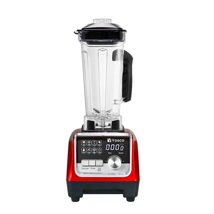 VOSCO Dijital Bar Blender Pro Buz Kırıcılı 2200W Kırmızı 2 LT
