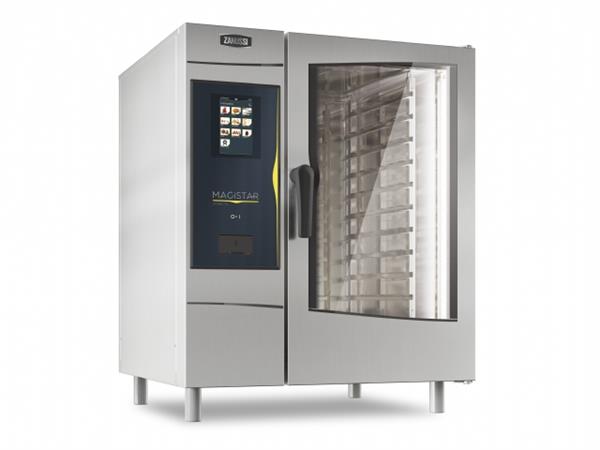 Zanussi 218782 Magistar Doğal Gazlı Boylerli Kombi Fırın 10 Tepsili GN 1/1 Dokunmaktik Ekranlı