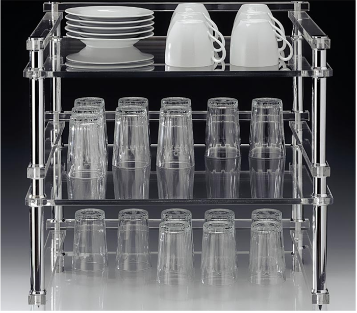 Zicco Zcp 673 Akrilik Bardak Standı 44X49Xh 51 Cm