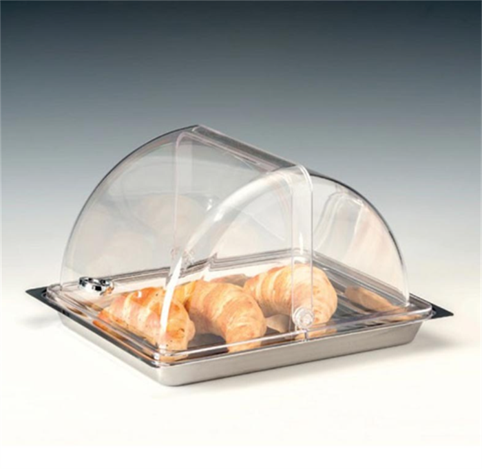 Zicco Zcp 714 Pc Roll Top Kapaklı Çelik Altlı Fanus  Gn /12 30X36Xh 21 Cm