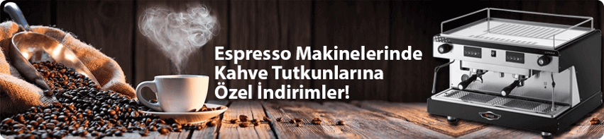 Espresso Kahve Makinelerinde Özel İndirimler