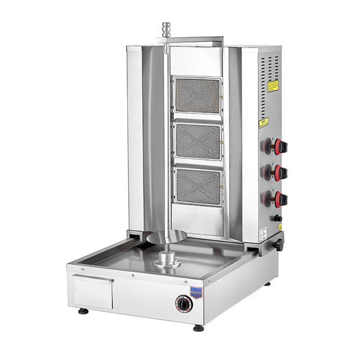 Remta D06(A) 3 Radyanlı Alttan Motorlu Gazlı CE Belgeli Döner Ocağı