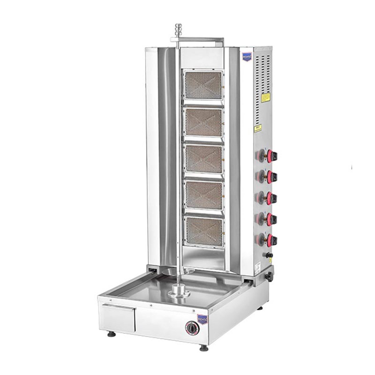 Remta D10(A) 5 Radyanlı Alttan Motorlu Gazlı CE Belgeli Döner Ocağı