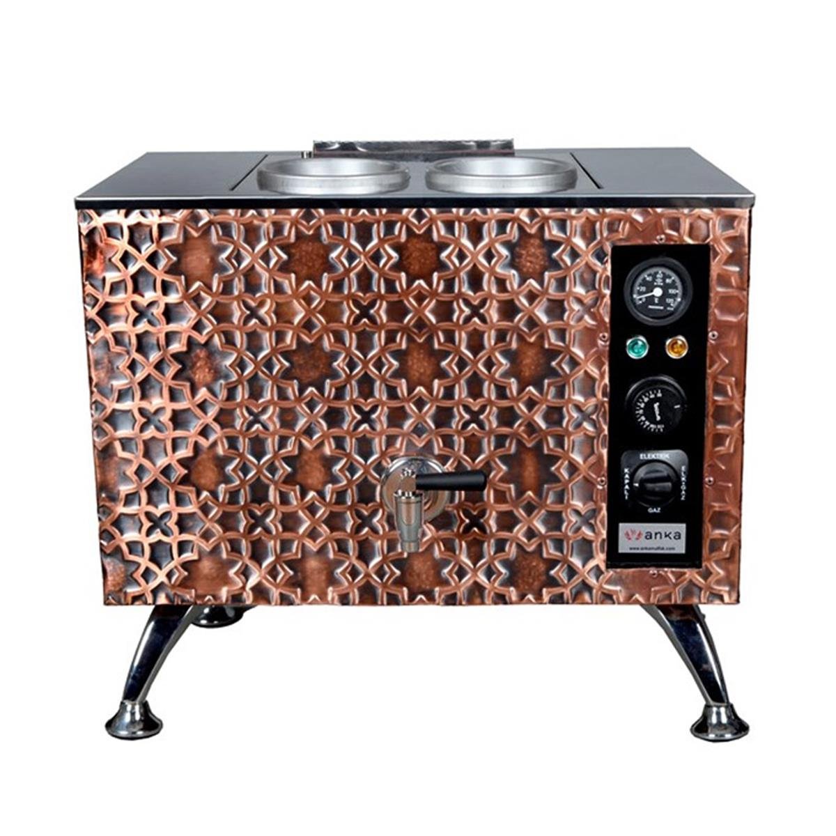 Anka 2 Demlikli Antik Pro Elektrikli Çay Makinesi