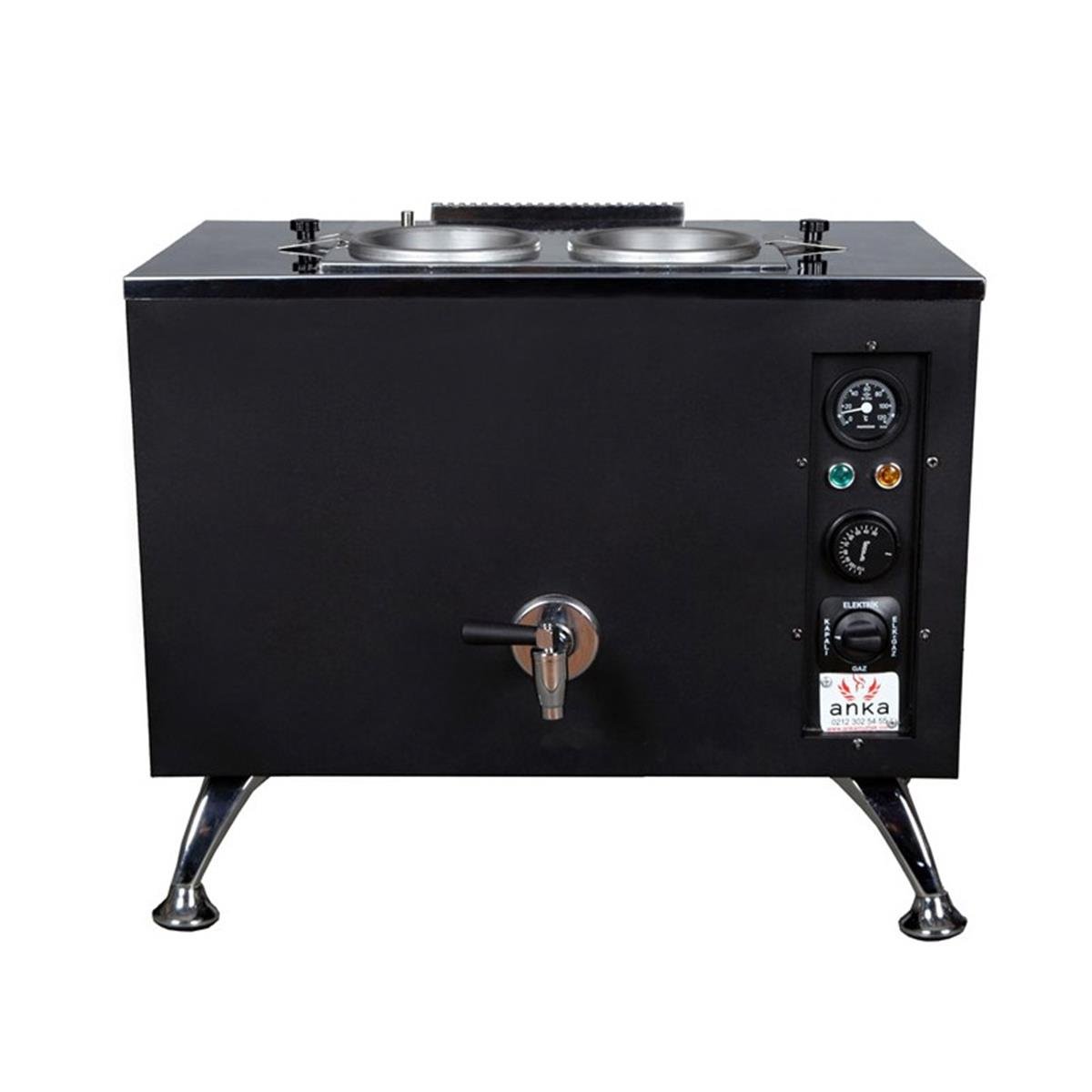 Anka 2 Demlikli Black Pro Elektrikli Çay Makinesi