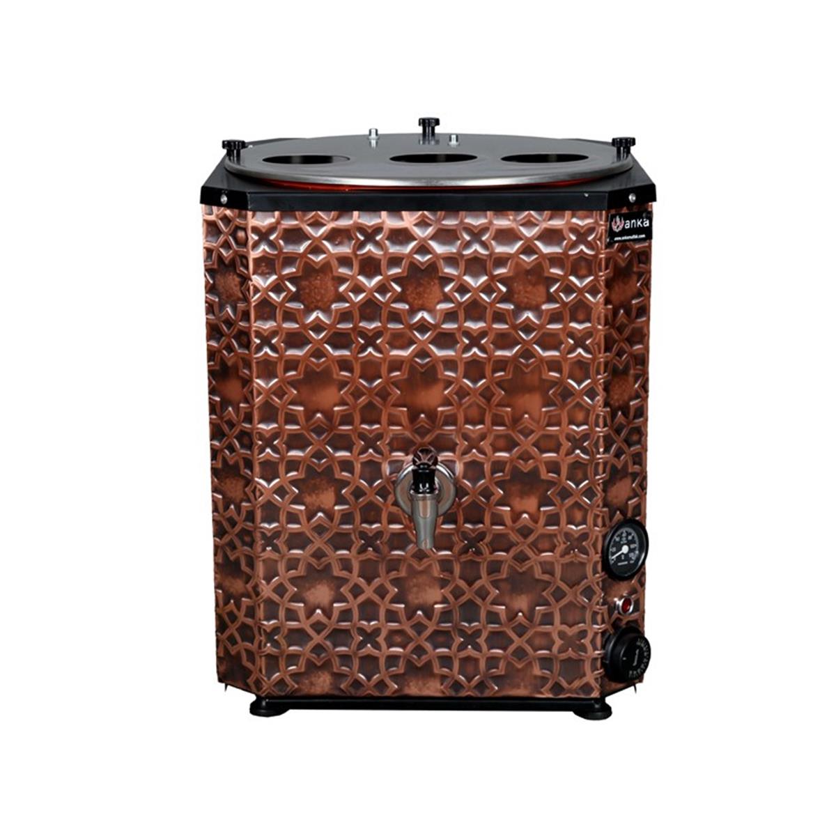 Anka 3 Demlikli Bakır Yeni Nesil Çay Makinesi