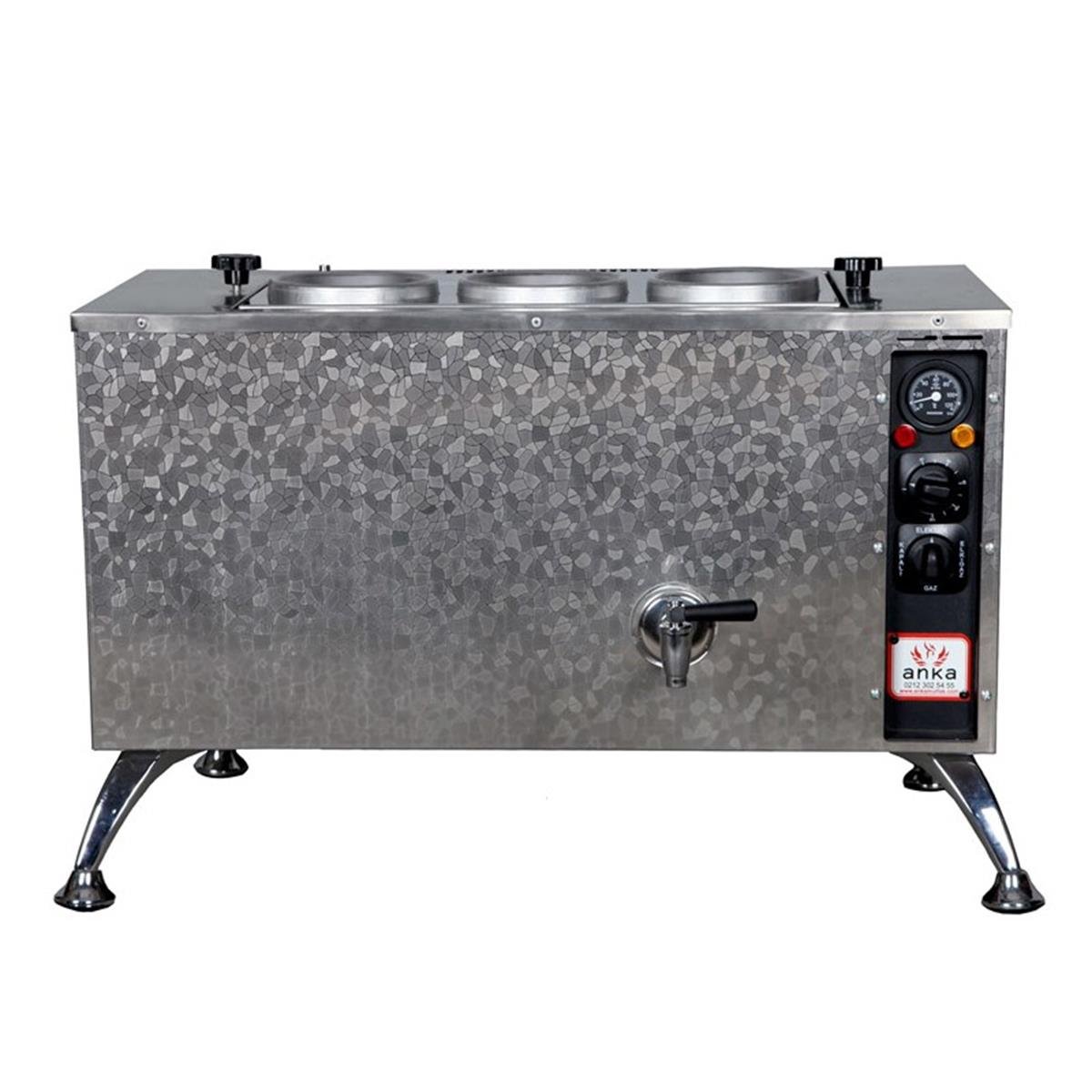 Anka 3 Demlikli İnoks Pro Elektirikli Çay Makinesi