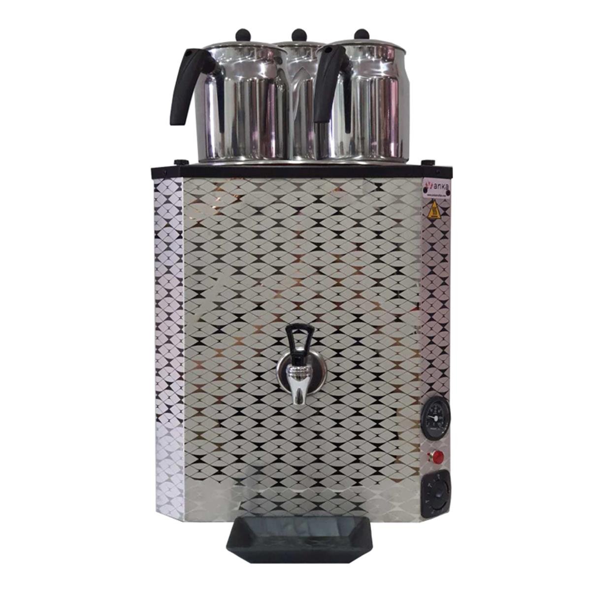 Anka 3 Demlikli İnoks Yeni Nesil Çay Makinesi