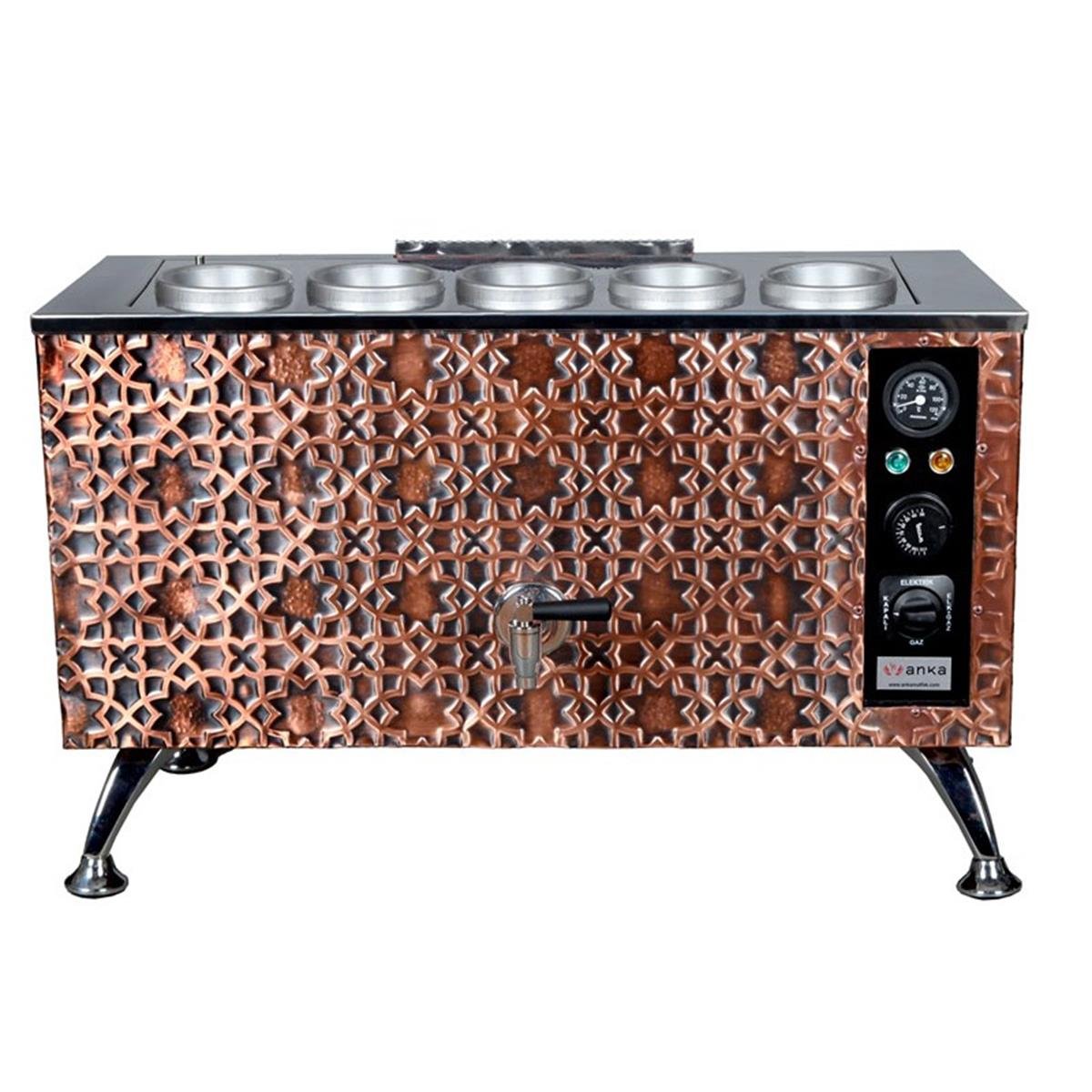 Anka 5 Demlikli Antik Pro Elektrikli Çay Makinesi