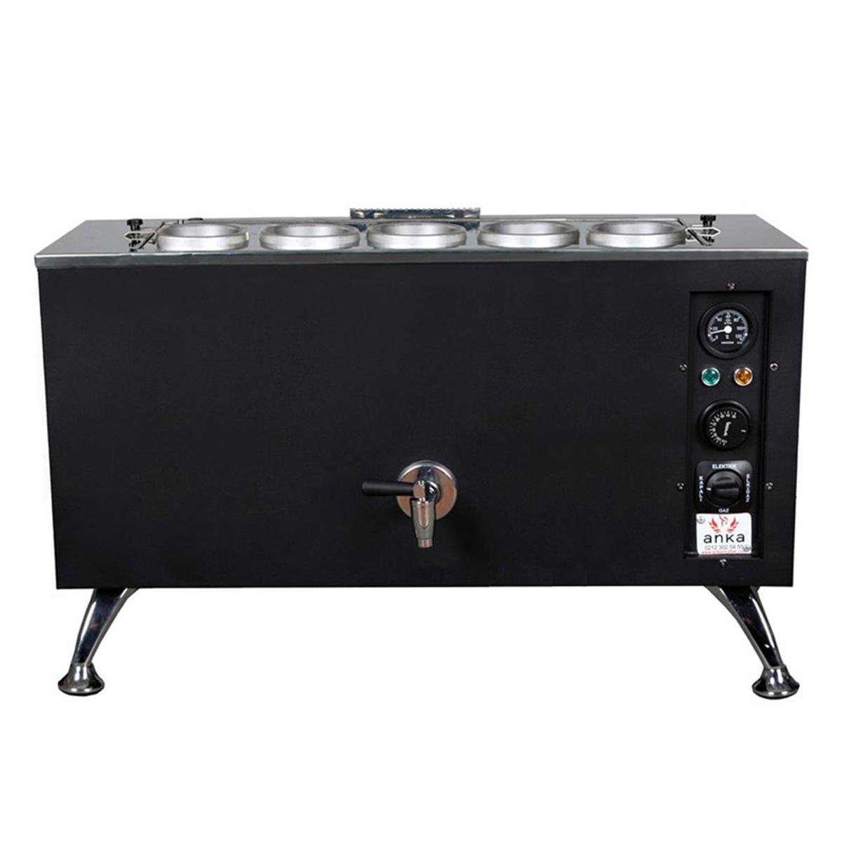 Anka 5 Demlikli Black Pro Elektrikli Çay Makinesi