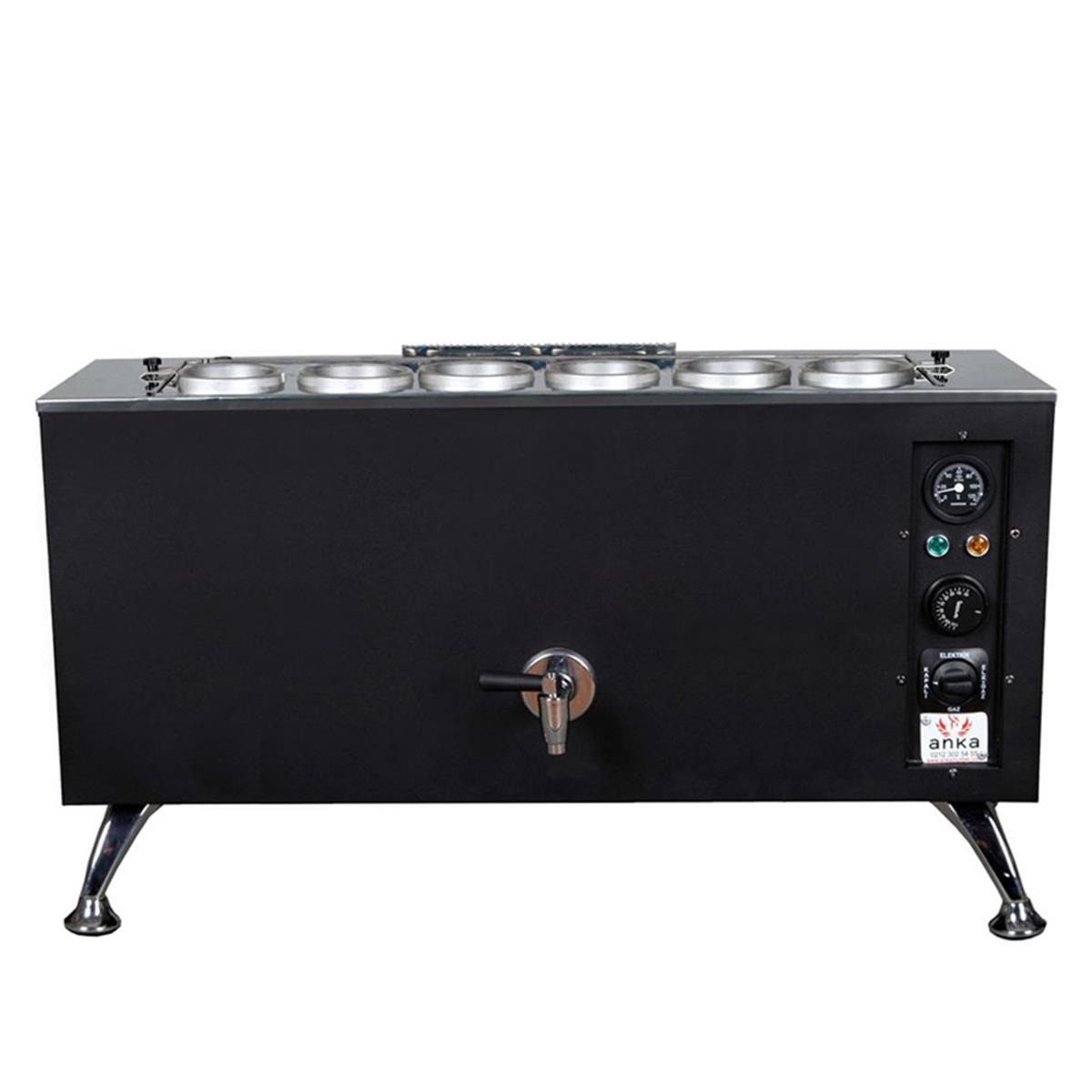 Anka 6 Demlikli Black Pro Elektrikli Çay Makinesi