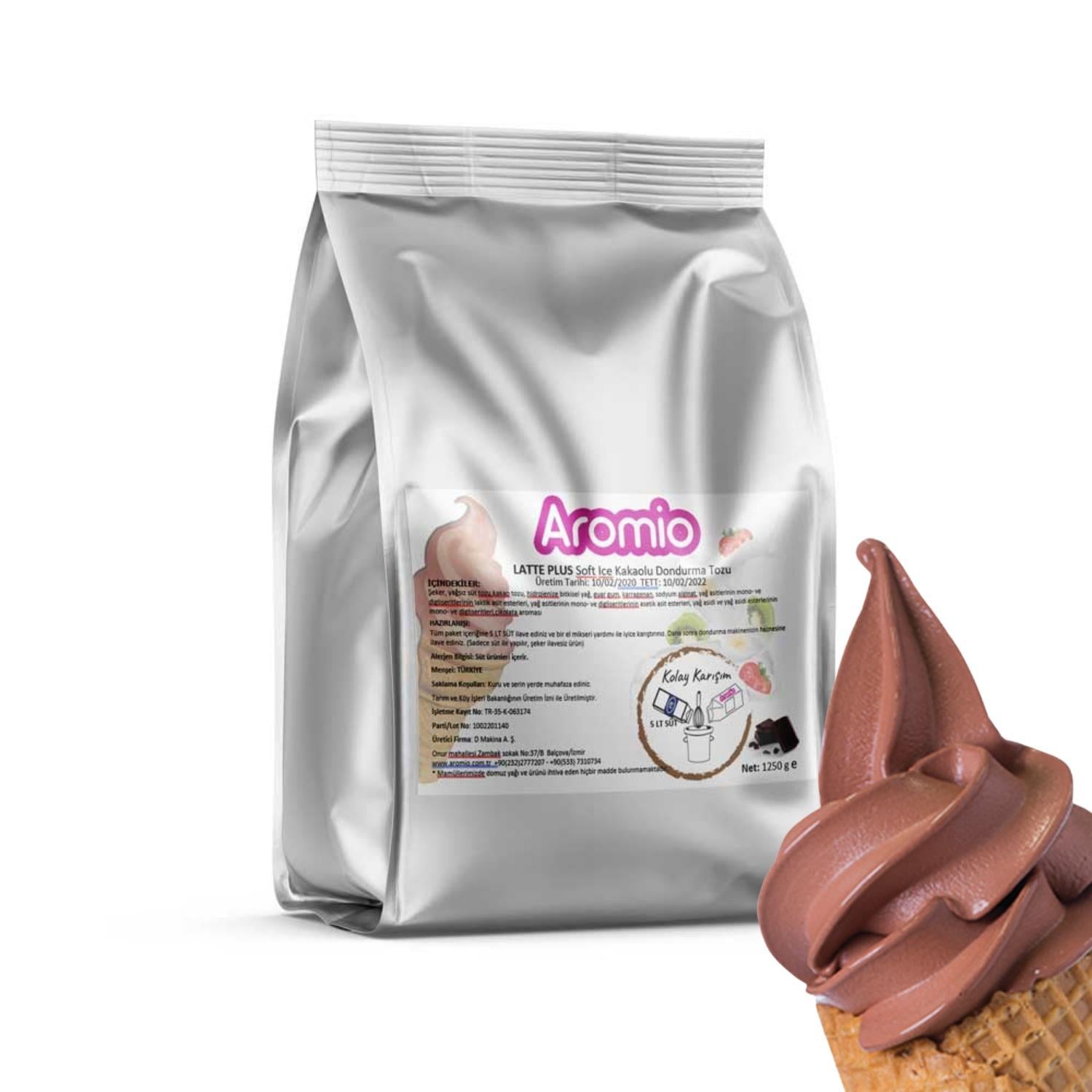 Aromio Latte Plus Kakaolu Soft Dondurma Tozu (1250 Gr)AromioARO.LP-KAKAO