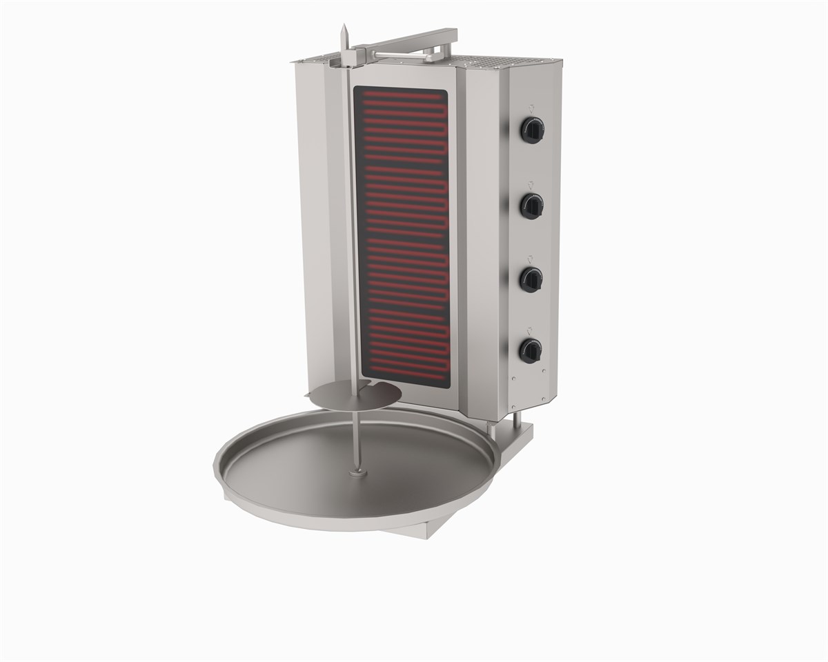 Atalay ADE-4S Döner Ocağı 4 Gözlü Elektrikli Sabit Döner Ocağı 