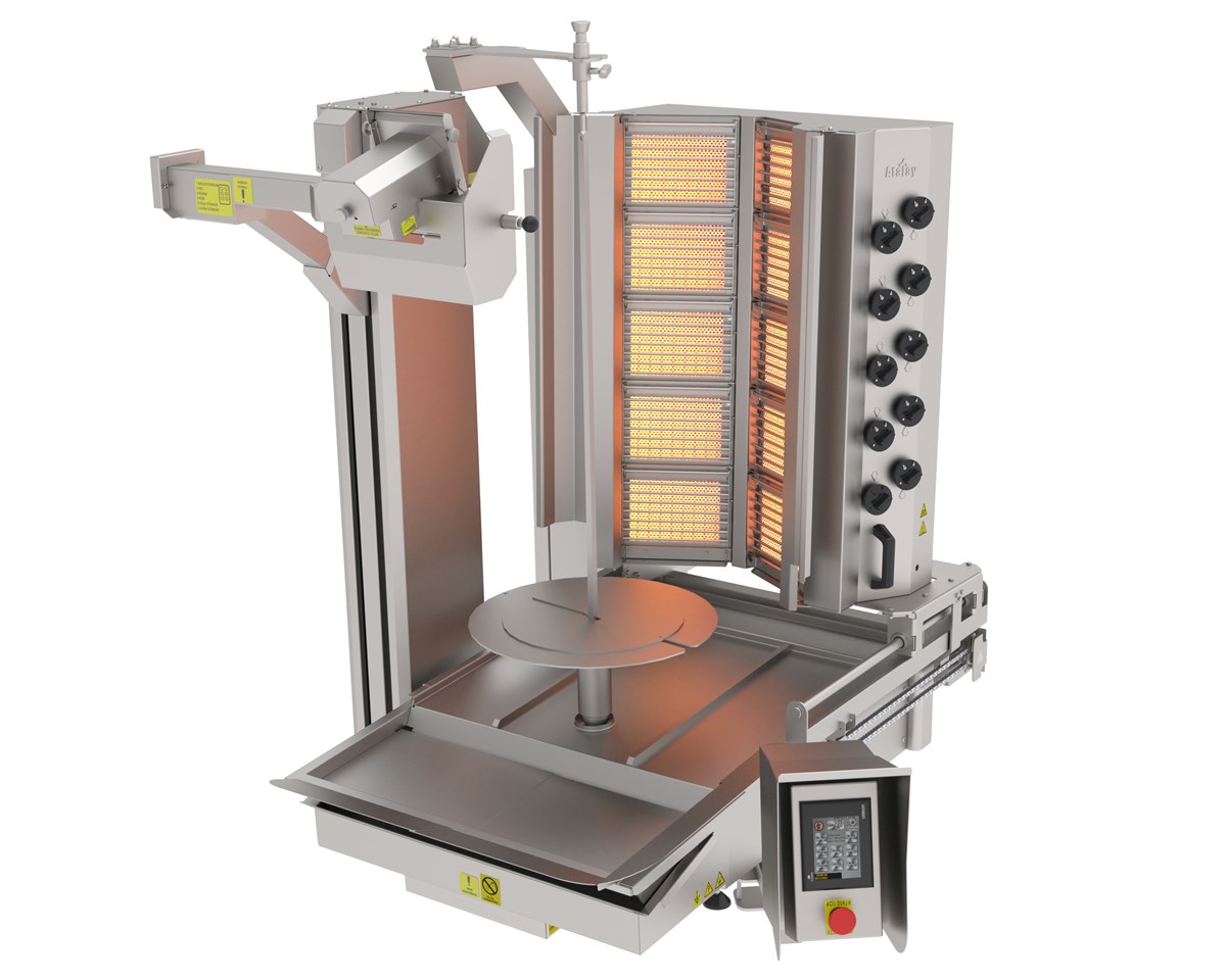 Atalay ADR-10G Döner Robotu 10 Gözlü Gazlı Ce Belgeli 