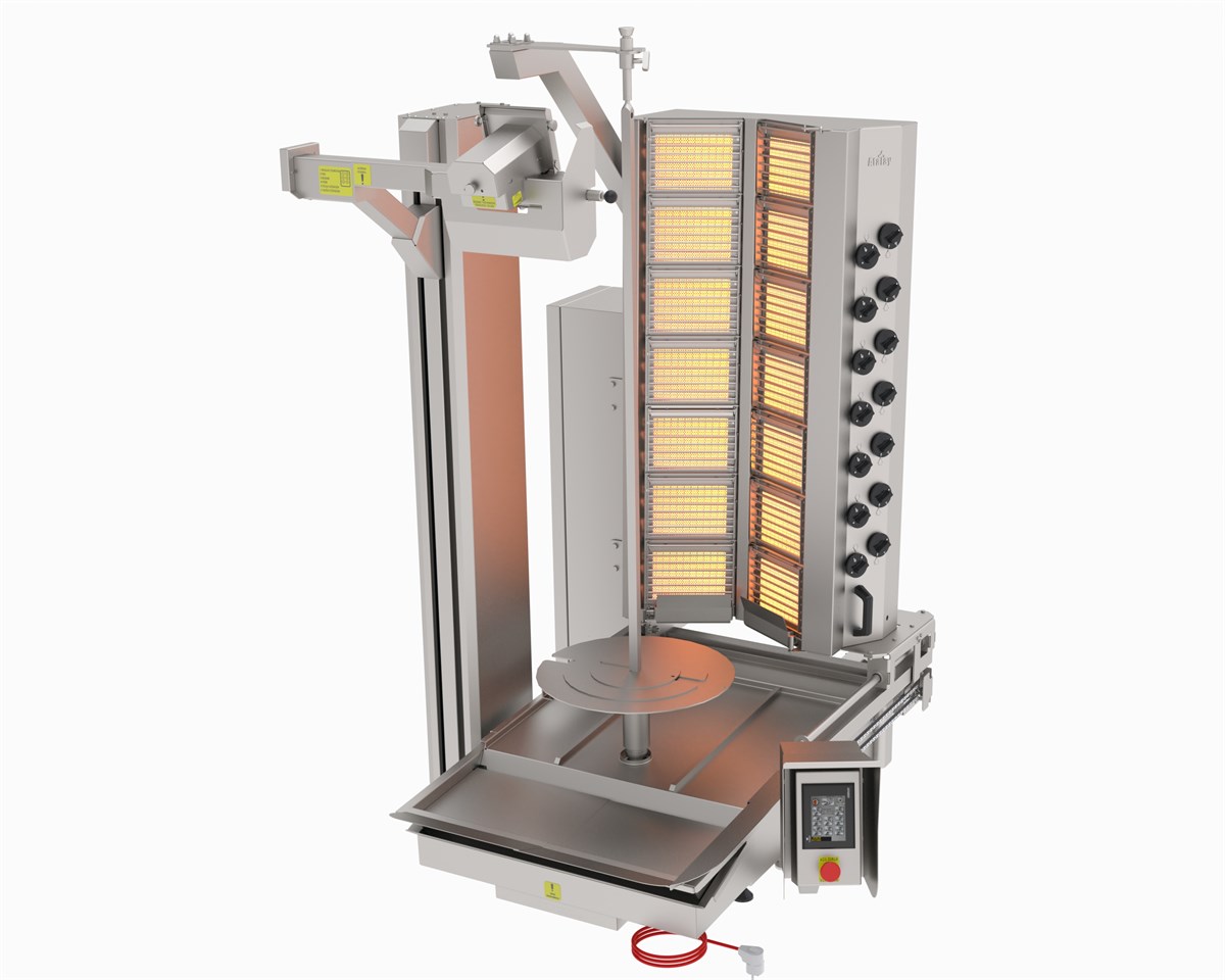 Atalay ADR-14G Döner Robotu 14 Gözlü Gazlı Ce Belgeli 