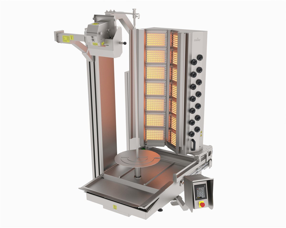 Atalay ADR-14G-GK Döner Robotu 14 Gözlü Gazlı Ce Belgeli Geniş Kesim 