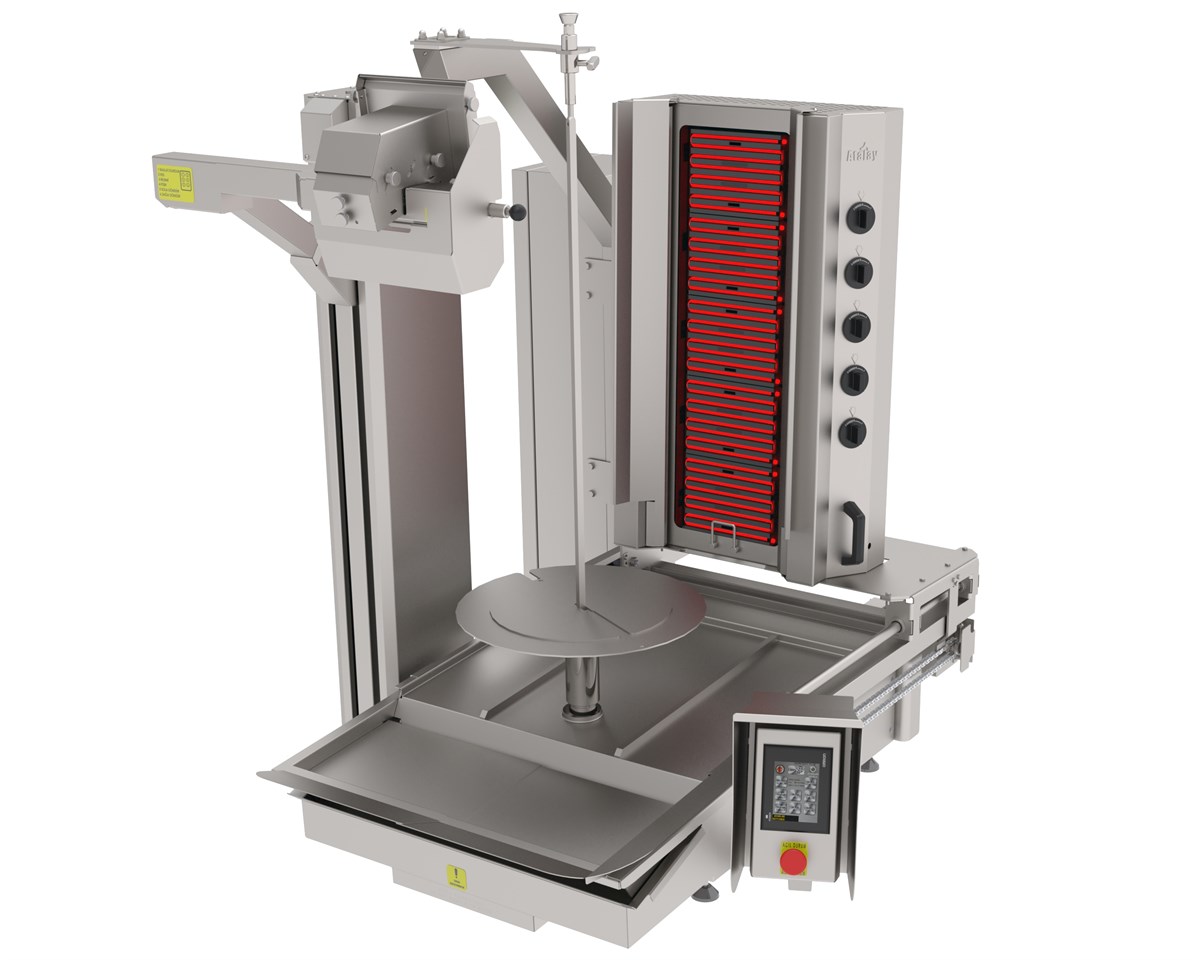 Atalay  ADR-5E-GK Döner Robotu 5 Gözlü Elektrikli Geniş Kesim