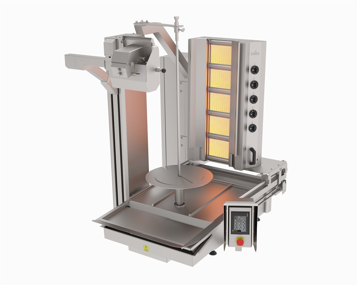 Atalay ADR-5G-GK Döner Robotu 5 Gözlü Gazlı Ce Belgeli Geniş Kesim 