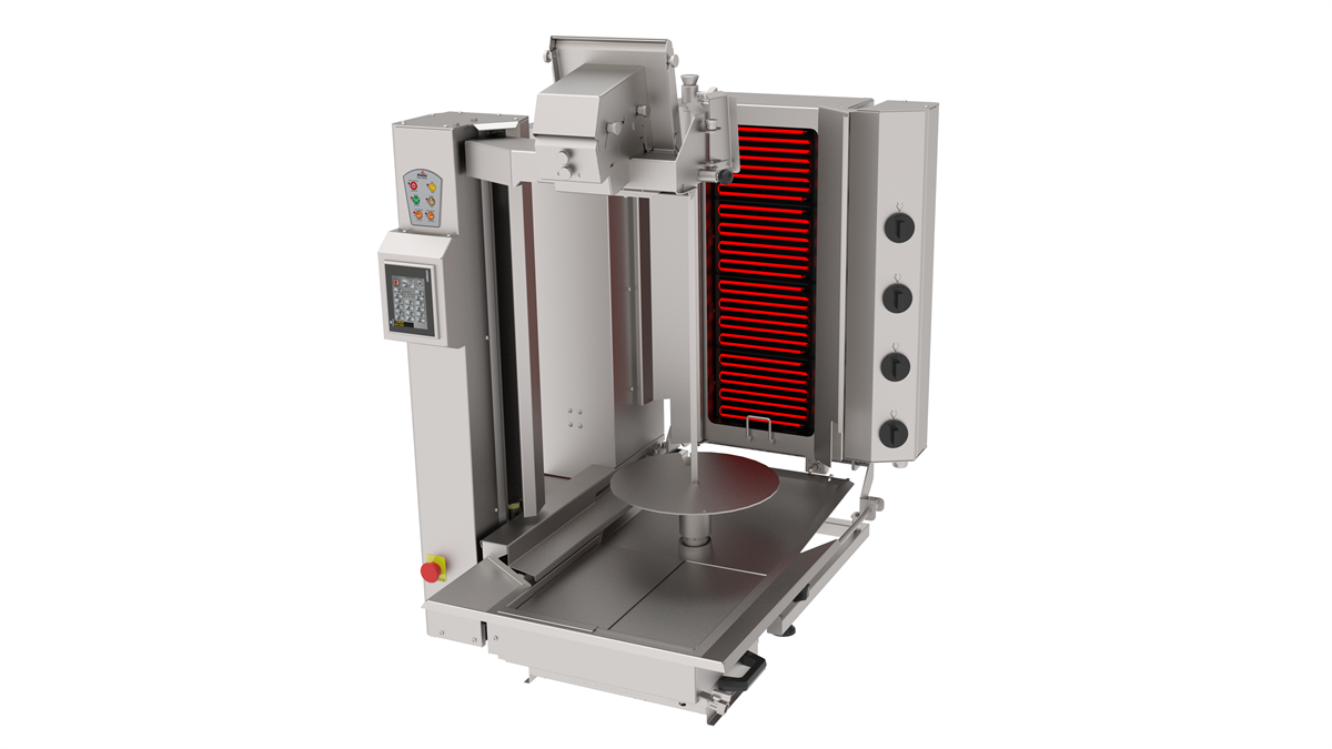 Atalay ADR-C1-4E-GK Döner Robotu 4 Gözlü Elektrikli Compact Geniş Kesim 