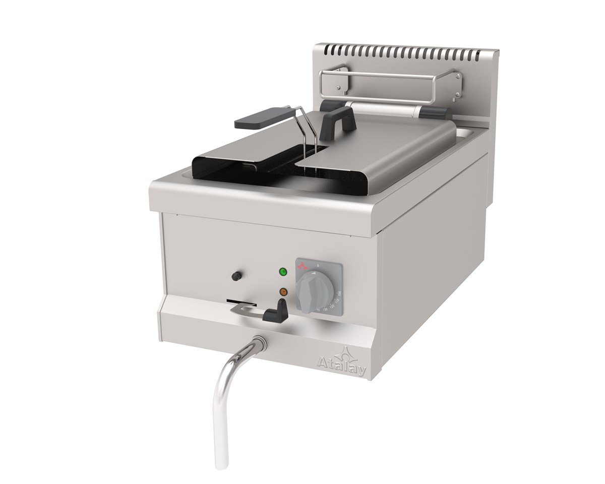 Atalay AEF-470 Elektrikli Fritöz 12 Litre Tekli Fritöz 40x70x30