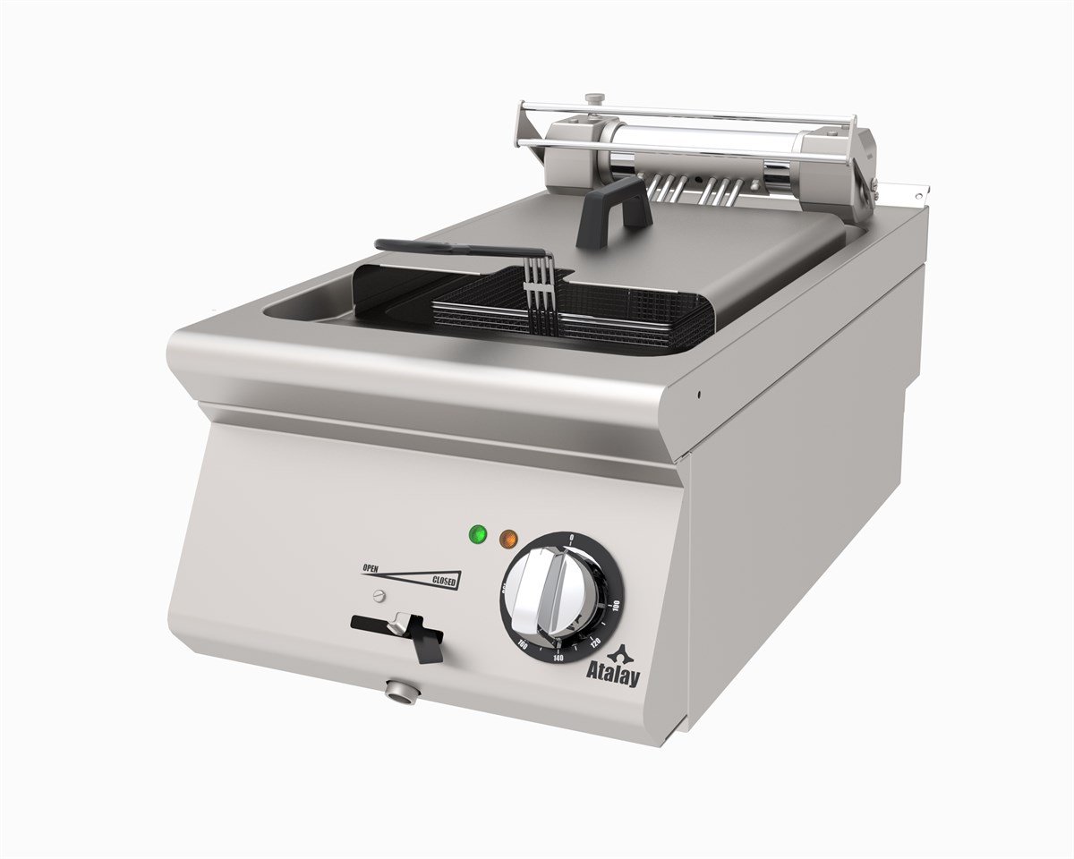 Atalay AEF-473 Elektrikli Fritöz 12 Litre Tekli Fritöz 40x73x30