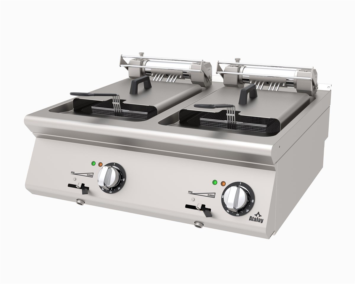 Atalay AEF-873  Elektrikli Fritöz 24 Litre Tekli Fritöz 80x73x30