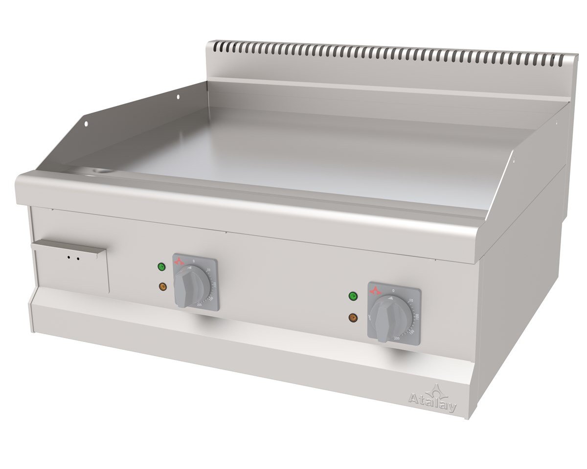 Atalay AEI-870 CR Elektrikli Düz Pleyt Izgara 80x70x30