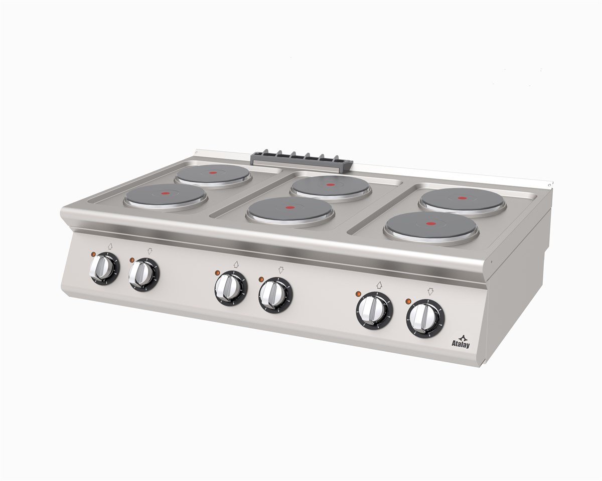 Atalay AEO-1273 Elektrikli Ocak 6 Plateli Set Üstü 120x73x30 