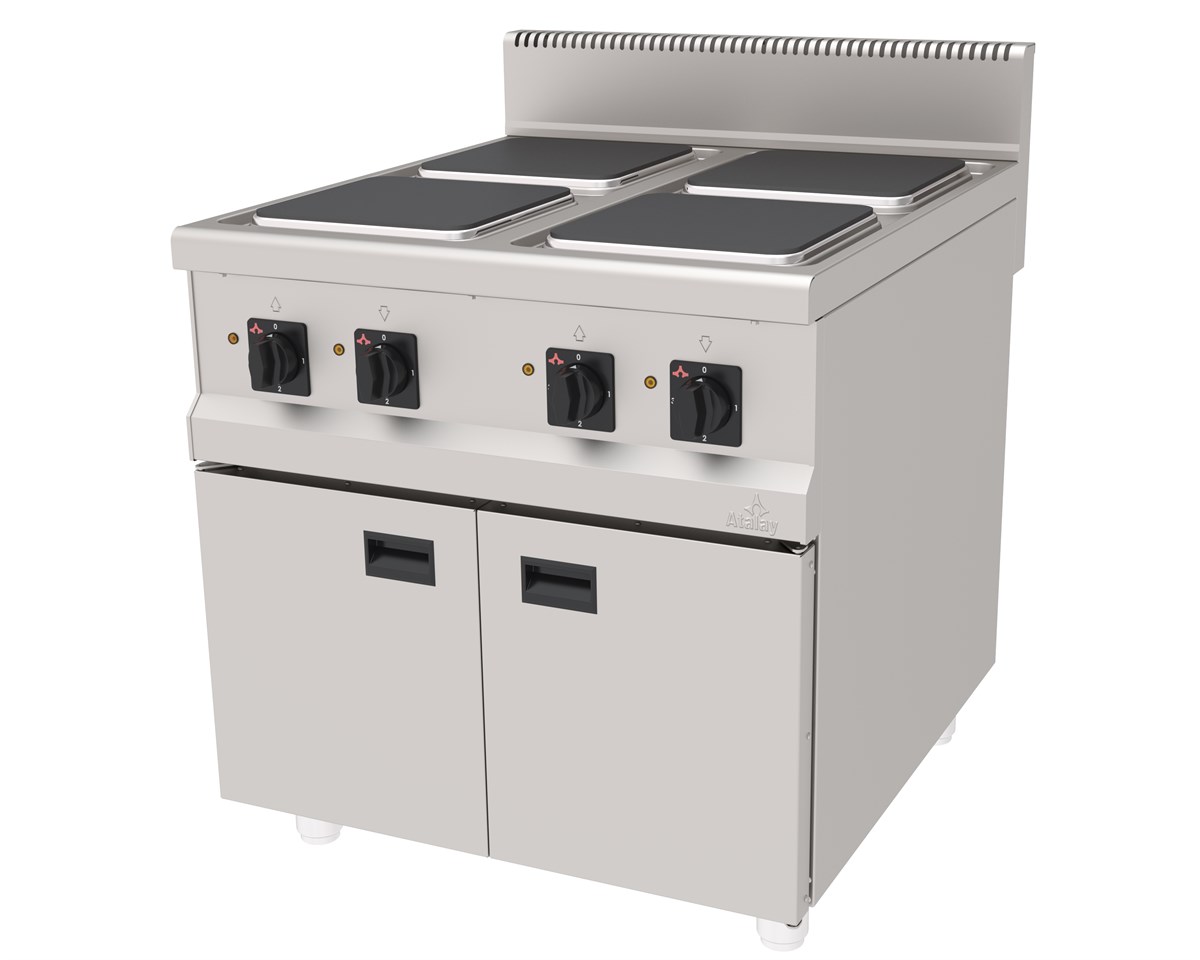 Atalay  AEO-890 Elektrikli Ocak 4 Plateli Alt Dolaplı 80x90x85