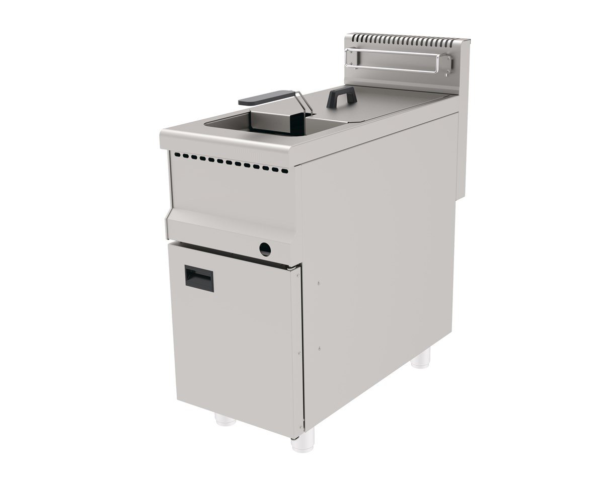 Atalay AGF-490 Gazlı Fritöz 30 Litre Ce Belgeli Alt Dolaplı 40x90x85 