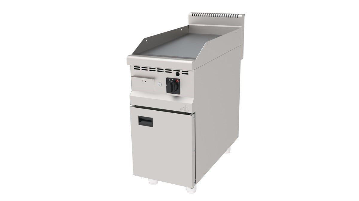 Atalay AGI-490-CR Gazlı Düz Pleyt Izgara Ce Belgeli Alt Dolaplı 40x90x85 